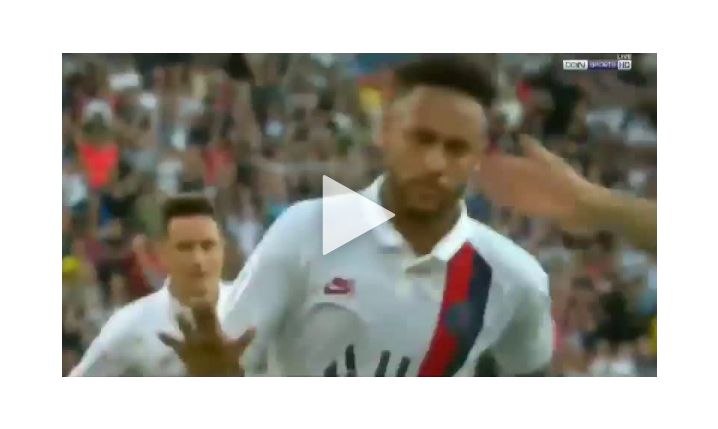 RADOŚĆ Neymara po strzeleniu bramki na 1:0 w 92. minucie [VIDEO]